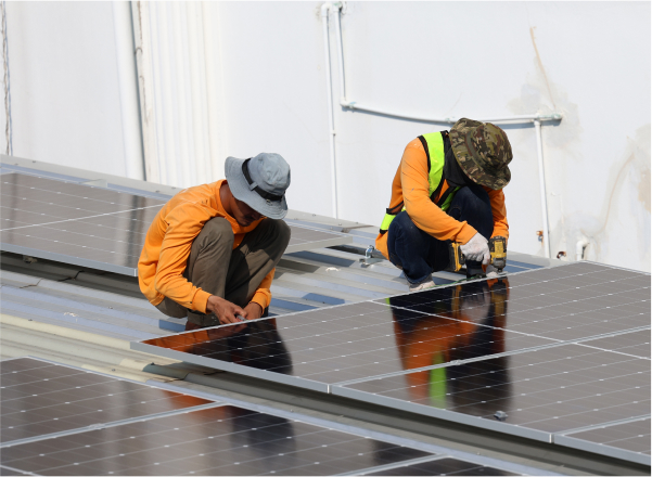太陽能施工照片